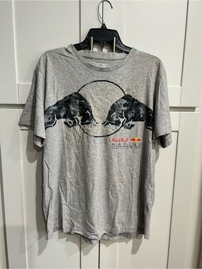 Red Bull Racing Men's Grey Graphic Tee
